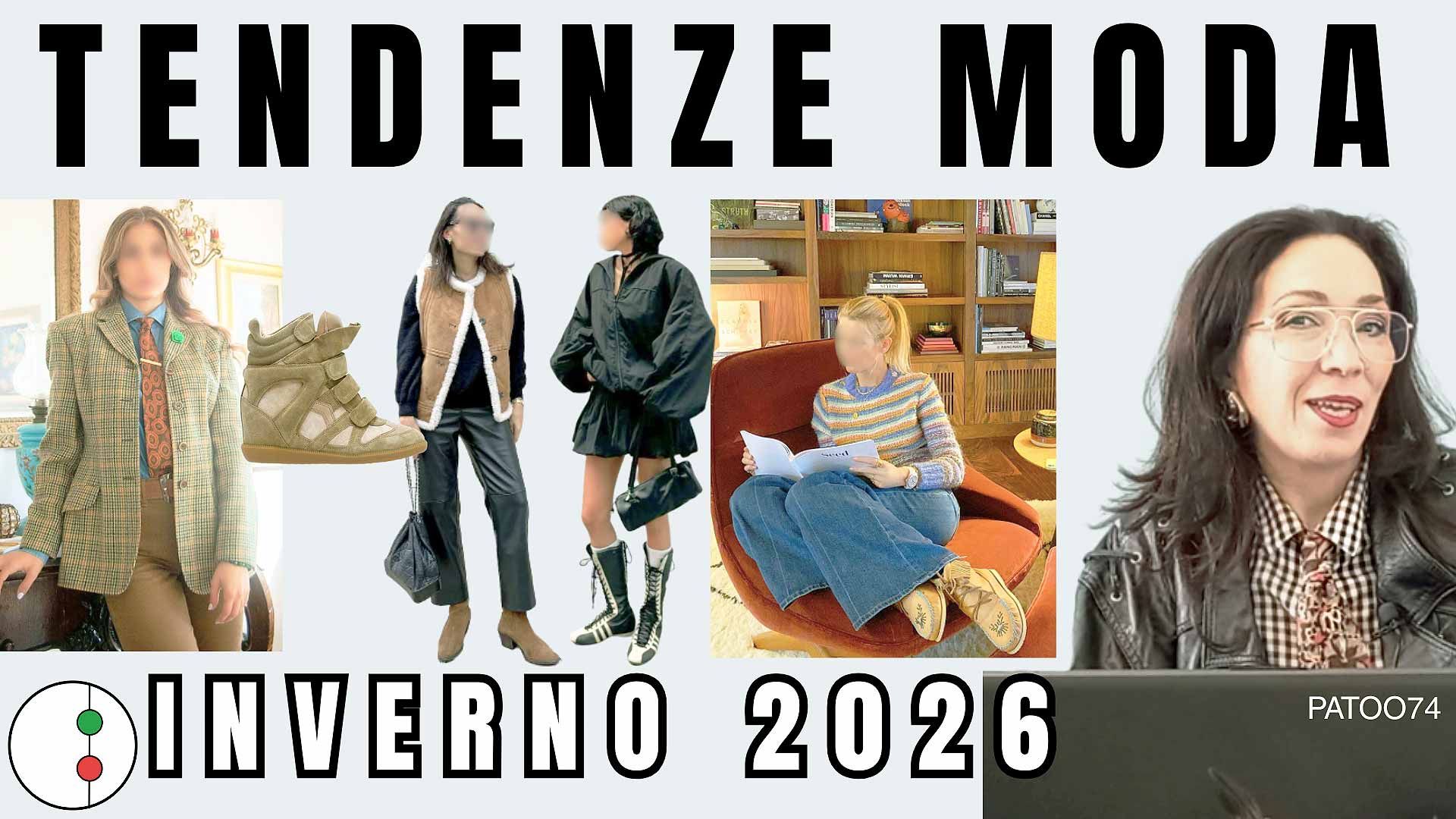 Analisi stilistica di Patoo74 su look Pinterest: tendenze moda inverno ed estetica Poet Core commentate da StudioStile74.